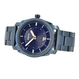  Shop Authentic Fossil Machine Blue Dial Blue Steel Strap Watch for Men - FS5231 - Luxxuri