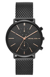  Shop Authentic Michael Kors Jaryn Black Dial Black Stainless Steel Strap Watch for Men - MK8504 - Luxxuri