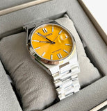  Shop Authentic Citizen Tsuyosa Automatic Yellow Dial Silver Steel Strap Watch for Men - NJ0150-81Z - Luxxuri