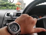  Shop Authentic Fossil Machine Chronograph Black Dial Grey Steel Strap Watch for Men - FS4662 - Luxxuri