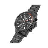  Shop Authentic Hugo Boss Globetrotter Black Dial Black Steel Strap Watch for Men - 1513825 - Luxxuri