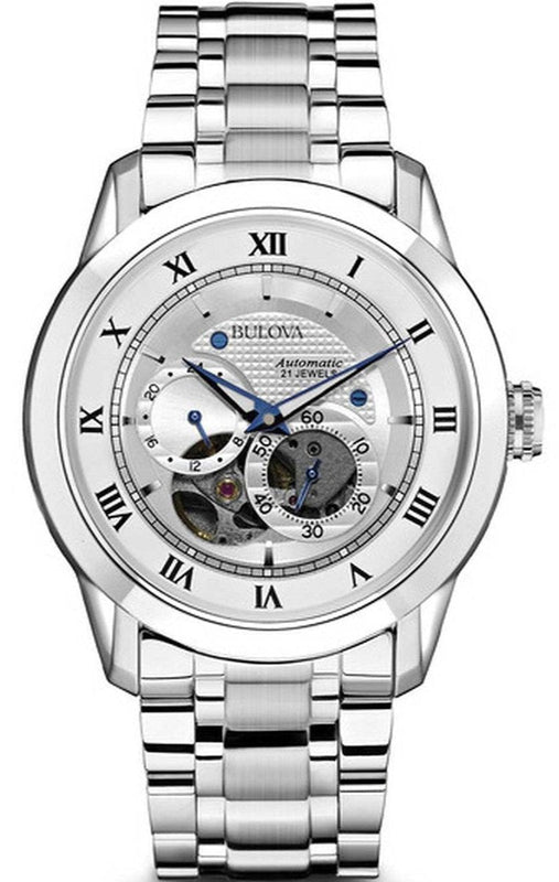  Shop Authentic Bulova BVA Series Dual Aperture Silver Dial Silver Steel Strap Watch for Men - 96A118 - Luxxuri
