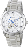  Shop Authentic Bulova BVA Series Dual Aperture Silver Dial Silver Steel Strap Watch for Men - 96A118 - Luxxuri