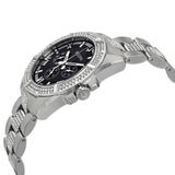  Shop Authentic Bulova Crystal Collection Chronograph Black Dial Two Tone Steel Strap Watch for Men - 96C126 - Luxxuri