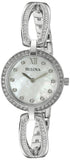  Shop Authentic Bulova Crystal Collection Mother of Pearl Dial Silver Steel Strap Watch for Women - 96L223 - Luxxuri