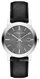  Shop Authentic Burberry Heritage Grey Dial Black Leather Strap Watch for Men - BU9024 - Luxxuri