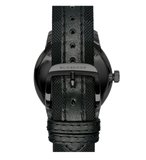  Shop Authentic Burberry The Classic Round Horseferry Black Dial Black Leather Strap Watch for Men - BU10010 - Luxxuri