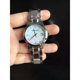  Shop Authentic Burberry The City Diamonds Silver Dial Silver Steel Strap Watch for Women - BU9125 - Luxxuri