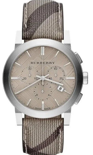  Shop Authentic Burberry The City Smoked Brown Dial Brown Leather Strap Watch for Men - BU9361 - Luxxuri