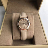  Shop Authentic Burberry The City Gold Dial Beige Leather Strap Watch for Women - BU9210 - Luxxuri