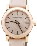  Shop Authentic Burberry The City Gold Dial Beige Leather Strap Watch for Women - BU9210 - Luxxuri