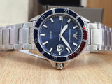  Shop Authentic Emporio Armani Diver Quartz Blue Dial Silver Steel Strap Watch For Men - AR11339 - Luxxuri