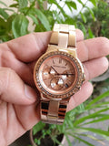  Shop Authentic Michael Kors Dylan Rose Gold Rose Gold Steel Strap Watch for Women - MK5586 - Luxxuri