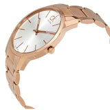  Shop Authentic Calvin Klein City White Mother of Pearl Dial Rose Gold Steel Strap Watch for Women - K2G23646 - Luxxuri