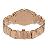  Shop Authentic Calvin Klein City White Mother of Pearl Dial Rose Gold Steel Strap Watch for Women - K2G23646 - Luxxuri
