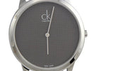  Shop Authentic Calvin Klein Minimalist Black Dial Silver Mesh Bracelet Watch for Men - K3M2112X - Luxxuri