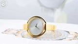  Shop Authentic Calvin Klein Impetuous White Dial Gold Steel Strap Watch for Women - K4F2N516 - Luxxuri