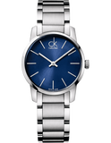  Shop Authentic Calvin Klein City Blue Dial Silver Steel Strap Watch for Women - K2G2314N - Luxxuri