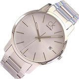  Shop Authentic Calvin Klein City Silver Dial Silver Steel Strap Watch for Men - K2G2G146 - Luxxuri