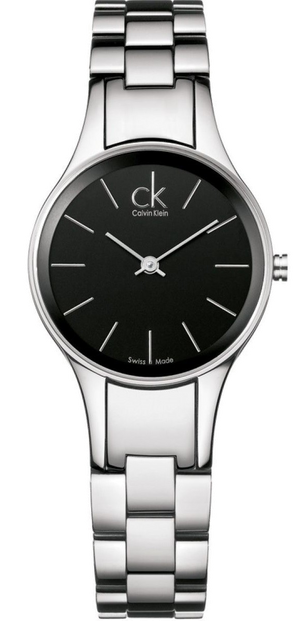  Shop Authentic Calvin Klein Simplicity Black Dial Silver Steel Strap Watch for Women - K4323130 - Luxxuri