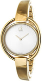  Shop Authentic Calvin Klein Impetuous White Dial Gold Steel Strap Watch for Women - K4F2N516 - Luxxuri