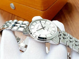  Shop Authentic Calvin Klein Infinity Automatic Silver Dial Silver Steel Strap Watch for Men - K5S34146 - Luxxuri