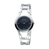  Shop Authentic Calvin Klein Class Black Dial Silver Steel Strap Watch for Women - K6R23121 - Luxxuri