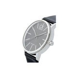  Shop Authentic Calvin Klein Minimal Black Dial Black Leather Strap Watch for Men - K7621107 - Luxxuri