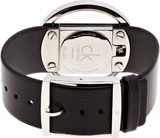  Shop Authentic Calvin Klein Glam Transparent Dial Black Leather Strap Watch for Women - K9423107 - Luxxuri