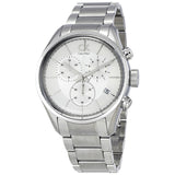  Shop Authentic Calvin Klein Masculine Chronograph White Dial Silver Steel Strap Watch for Men - K2H27126 - Luxxuri
