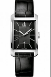  Shop Authentic Calvin Klein Window Black Dial Black Leather Strap Watch for Men - K2M23107 - Luxxuri