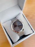  Shop Authentic Calvin Klein Minimal Grey Dial Silver Mesh Bracelet Watch for Men - K3M211Y3 - Luxxuri