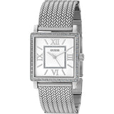  Shop Authentic Guess Highline White Dial Silver Mesh Bracelet Watch For Women - W0826L1 - Luxxuri
