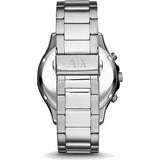  Shop Authentic Armani Exchange Hampton Chronograph Black Dial Silver Steel Strap Watch For Men - AX2163 - Luxxuri