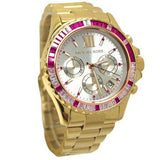  Shop Authentic Michael Kors Everest Chronograph Gold Dial Gold Steel Strap Watch for Women - MK5871 - Luxxuri