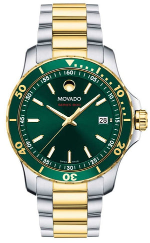  Shop Authentic Movado Series 800 Green Dial Two Tone Steel Strap Watch for Men - 2600147 - Luxxuri