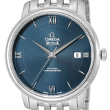  Shop Authentic Omega De Ville Prestige Co-Axial Orbis Blue Dial Silver Steel Strap Watch for Men - 424.10.40.20.03.001 - Luxxuri