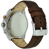  Shop Authentic Fossil Wakefield Black Dial Brown Leather Strap Watch for Men - CH2944 - Luxxuri