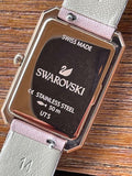  Shop Authentic Swarovski Uptown Pink Dial Pink Leather Strap Watch for Women - 5547719 - Luxxuri