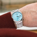  Shop Authentic Citizen Tsuyosa Automatic Turquoise Dial Silver Steel Strap Watch For Men - NJ0151-88M - Luxxuri
