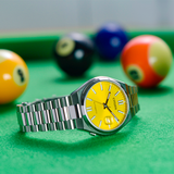  Shop Authentic Citizen Tsuyosa Automatic Yellow Dial Silver Steel Strap Watch for Men - NJ0150-81Z - Luxxuri