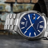  Shop Authentic Citizen Tsuyosa Automatic Blue Dial Silver Steel Strap Watch For Men - NJ0150-81L - Luxxuri