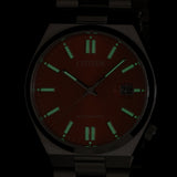  Shop Authentic Citizen Tsuyosa Automatic Orange Dial Silver Steel Strap Watch For Men - NJ0151-88Z - Luxxuri