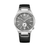 Shop Authentic Citizen Tsuyosa Automatic Grey Dial Black Leather Strap Watch for Men - NK5010-01H - Luxxuri