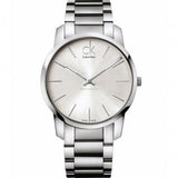  Shop Authentic Calvin Klein City Silver Dial Silver Steel Strap Watch for Men - K2G21126 - Luxxuri