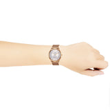  Shop Authentic Calvin Klein Minimal White Dial Rose Gold Mesh Bracelet Watch for Men - K3M21626 - Luxxuri
