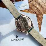  Shop Authentic Swarovski Crystalline Aura Green Dial Green Leather Strap Watch for Women - 5644078 - Luxxuri