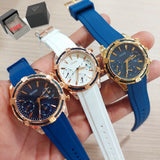  Shop Authentic Guess Analog Quartz Blue Dial Blue Rubber Strap Watch For Women - W0562L3 - Luxxuri