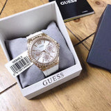  Shop Authentic Guess Starlight Diamonds White Dial White Rubber Strap Watch for Women - W0846L5 - Luxxuri