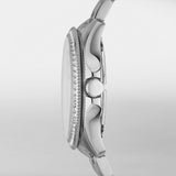  Shop Authentic Fossil Cecile Chronograph Silver Dial Silver Steel Strap Watch for Women - AM4481 - Luxxuri